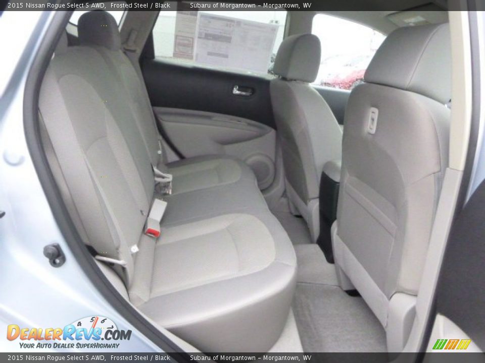 2015 Nissan Rogue Select S AWD Frosted Steel / Black Photo #12