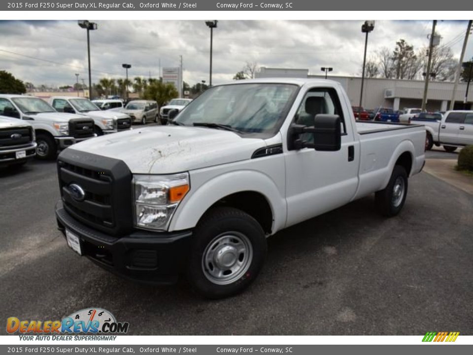 2015 Ford F250 Super Duty XL Regular Cab Oxford White / Steel Photo #1