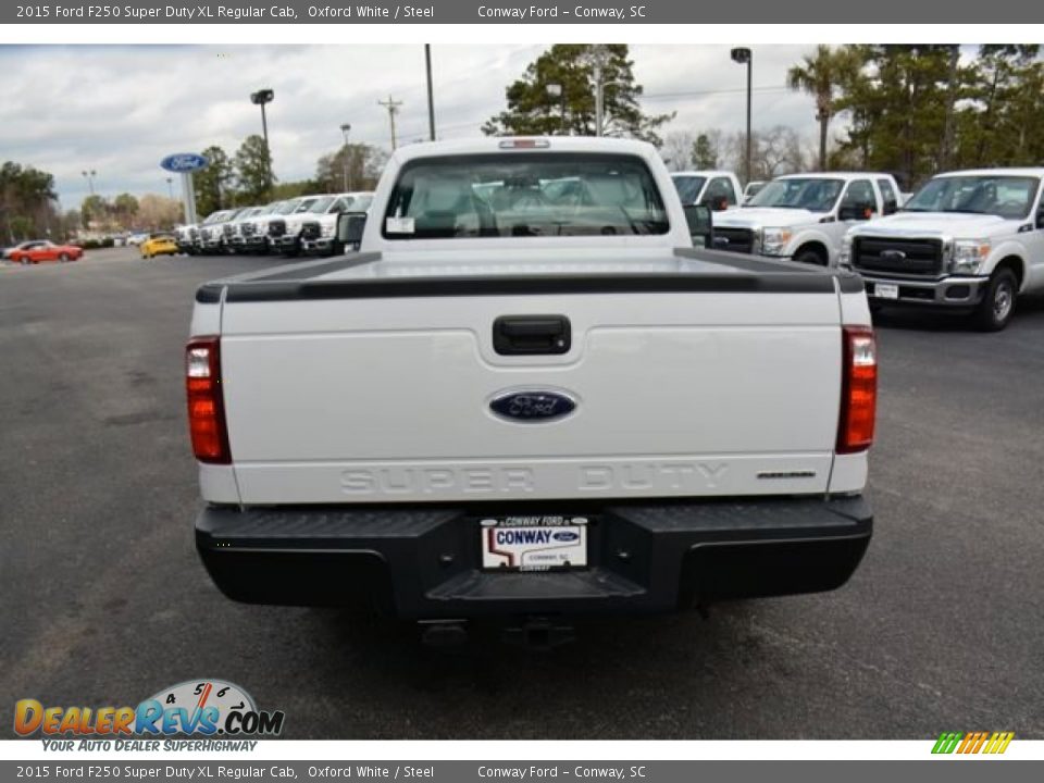 2015 Ford F250 Super Duty XL Regular Cab Oxford White / Steel Photo #7