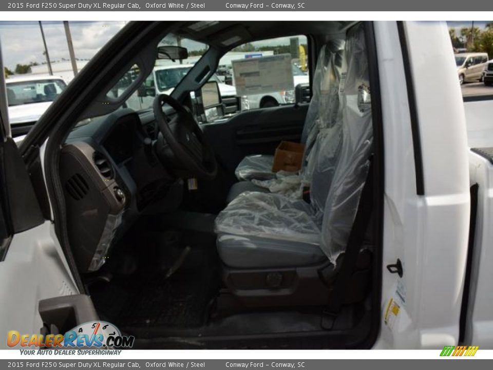 2015 Ford F250 Super Duty XL Regular Cab Oxford White / Steel Photo #12