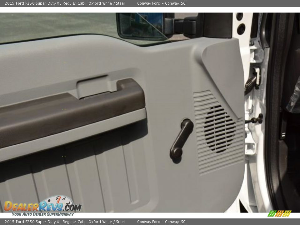 2015 Ford F250 Super Duty XL Regular Cab Oxford White / Steel Photo #13