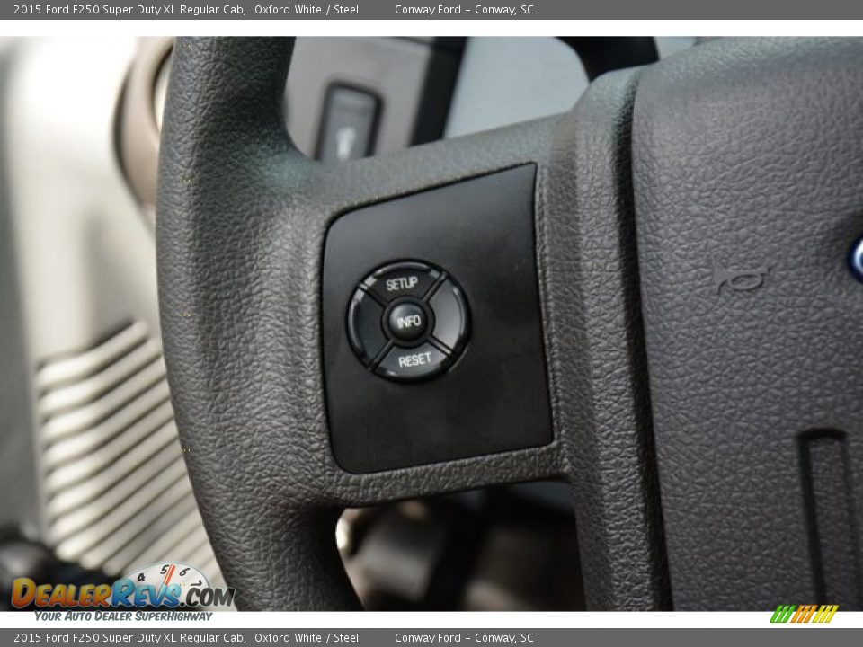 2015 Ford F250 Super Duty XL Regular Cab Oxford White / Steel Photo #16