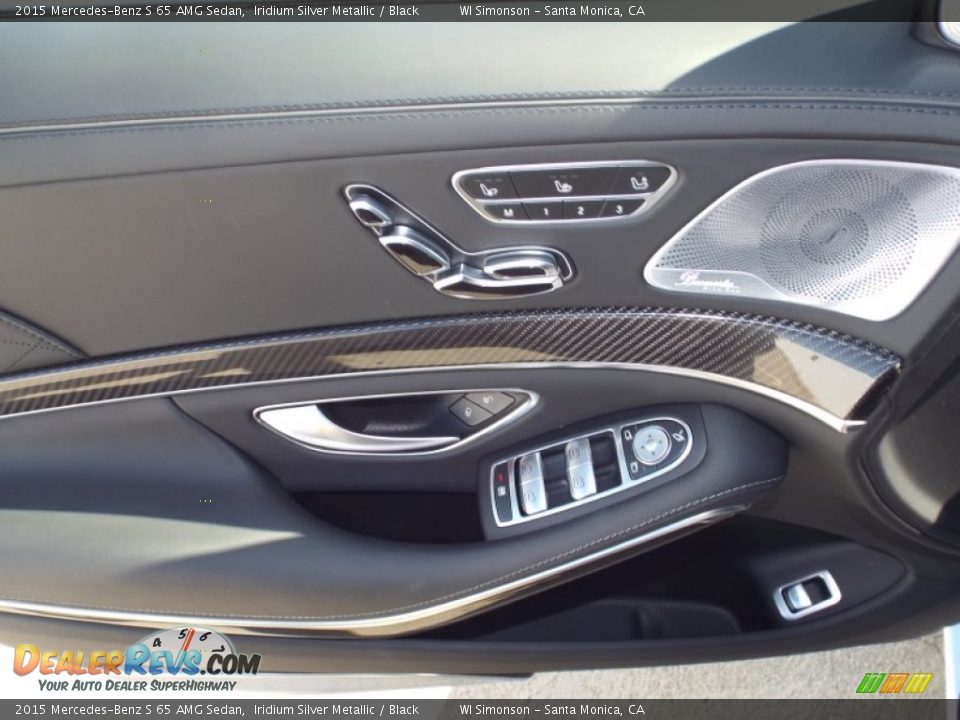 2015 Mercedes-Benz S 65 AMG Sedan Iridium Silver Metallic / Black Photo #7