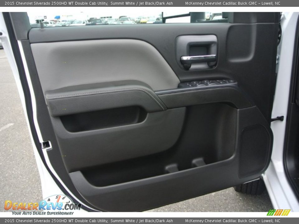 2015 Chevrolet Silverado 2500HD WT Double Cab Utility Summit White / Jet Black/Dark Ash Photo #9