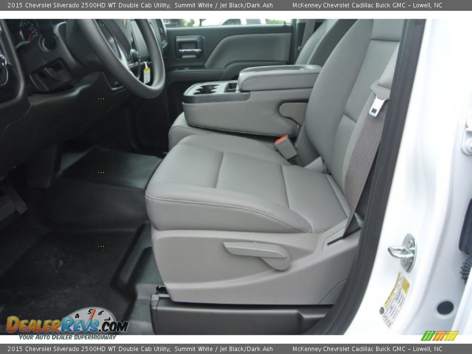 2015 Chevrolet Silverado 2500HD WT Double Cab Utility Summit White / Jet Black/Dark Ash Photo #10