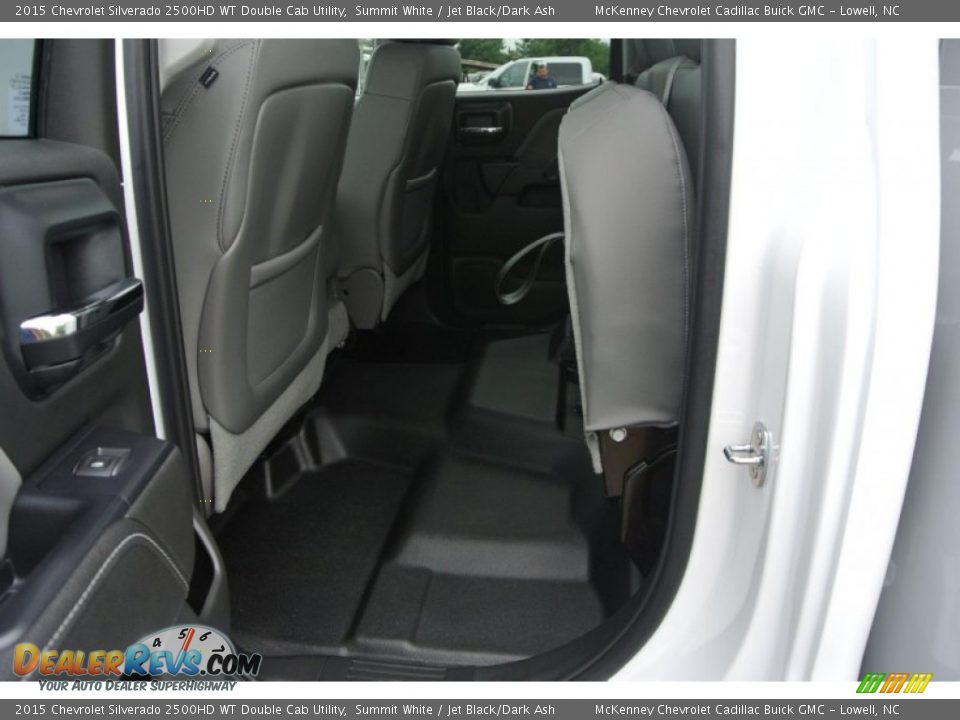 2015 Chevrolet Silverado 2500HD WT Double Cab Utility Summit White / Jet Black/Dark Ash Photo #14