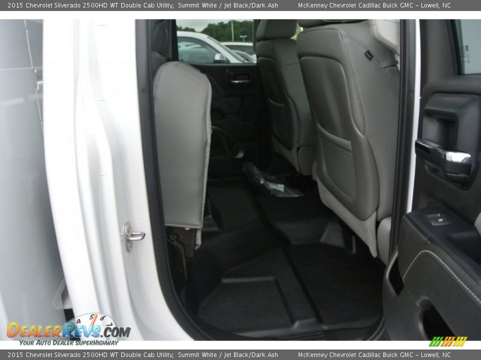 2015 Chevrolet Silverado 2500HD WT Double Cab Utility Summit White / Jet Black/Dark Ash Photo #15
