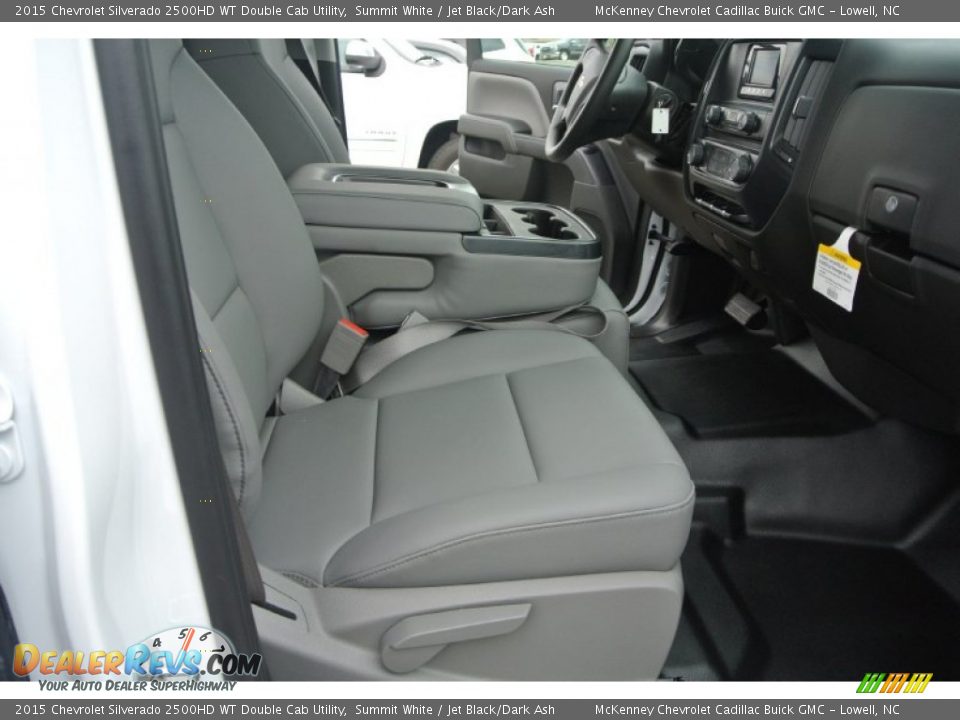 2015 Chevrolet Silverado 2500HD WT Double Cab Utility Summit White / Jet Black/Dark Ash Photo #16