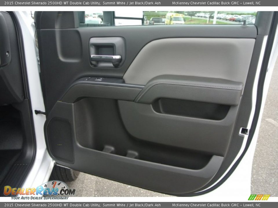 2015 Chevrolet Silverado 2500HD WT Double Cab Utility Summit White / Jet Black/Dark Ash Photo #17
