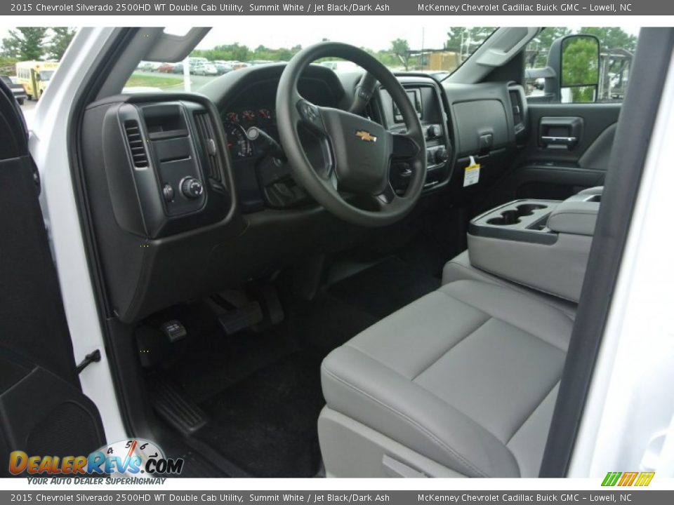 2015 Chevrolet Silverado 2500HD WT Double Cab Utility Summit White / Jet Black/Dark Ash Photo #20