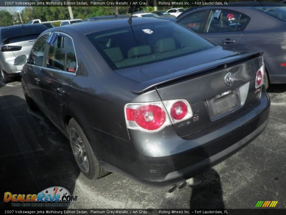 2007 Volkswagen Jetta Wolfsburg Edition Sedan Platinum Grey Metallic / Art Gray Photo #4