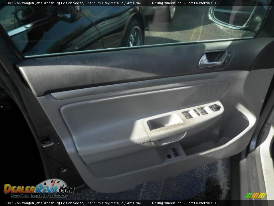2007 Volkswagen Jetta Wolfsburg Edition Sedan Platinum Grey Metallic / Art Gray Photo #5