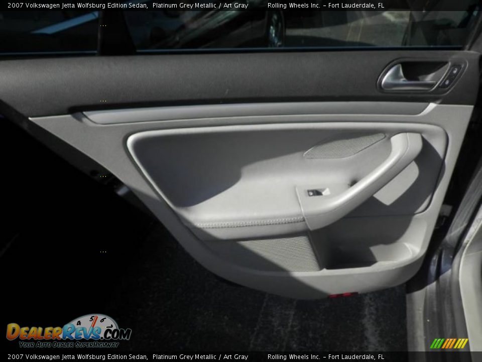 2007 Volkswagen Jetta Wolfsburg Edition Sedan Platinum Grey Metallic / Art Gray Photo #8
