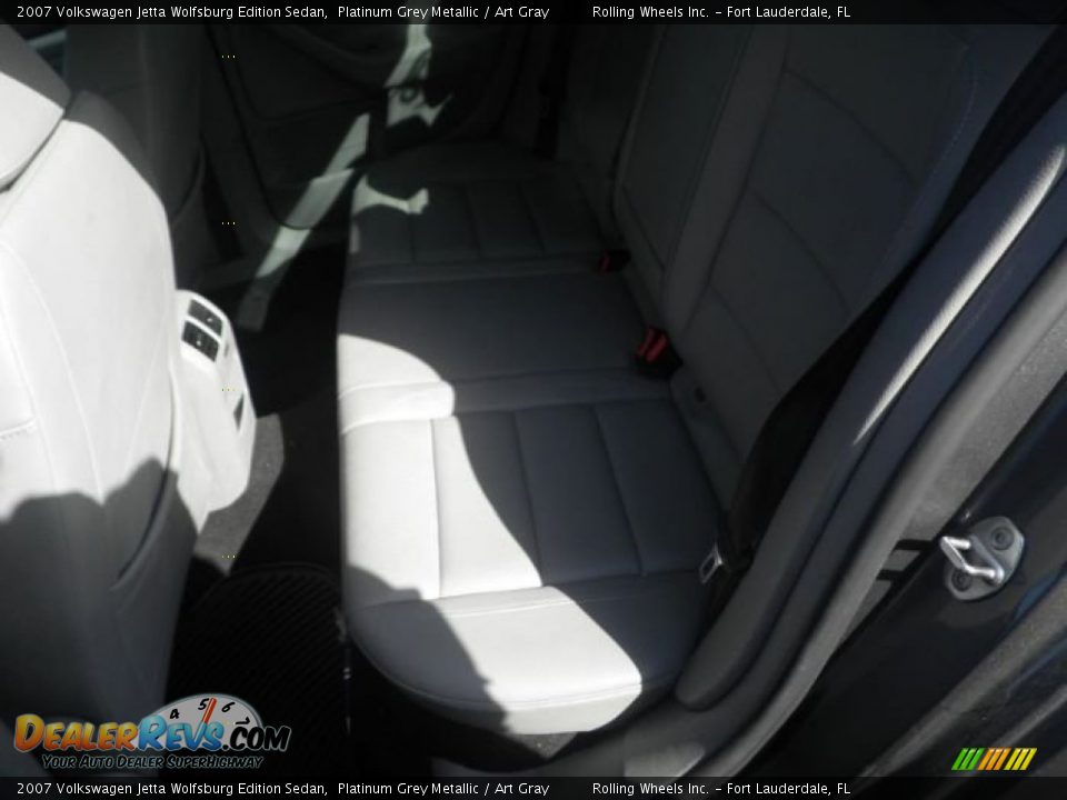 2007 Volkswagen Jetta Wolfsburg Edition Sedan Platinum Grey Metallic / Art Gray Photo #9