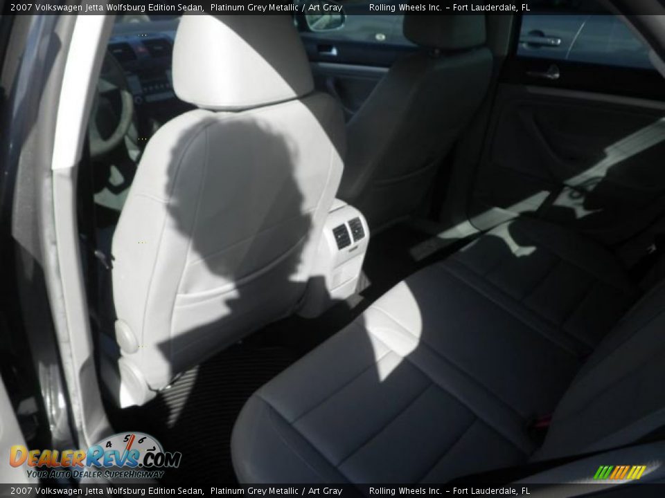 2007 Volkswagen Jetta Wolfsburg Edition Sedan Platinum Grey Metallic / Art Gray Photo #10