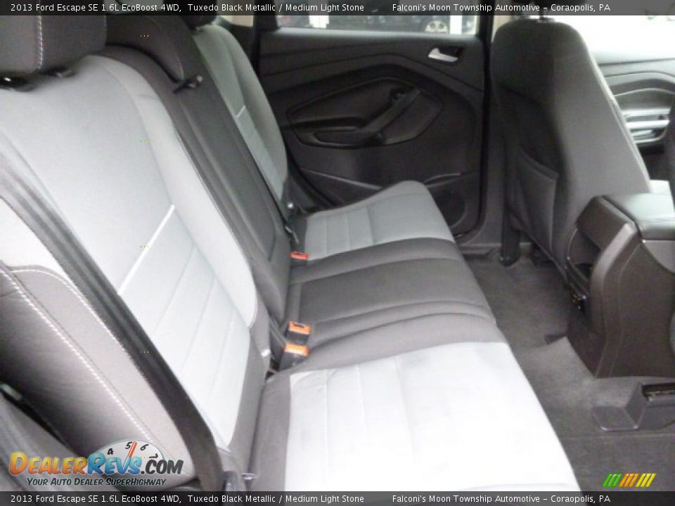 2013 Ford Escape SE 1.6L EcoBoost 4WD Tuxedo Black Metallic / Medium Light Stone Photo #11