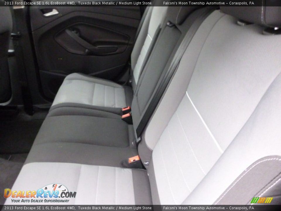 2013 Ford Escape SE 1.6L EcoBoost 4WD Tuxedo Black Metallic / Medium Light Stone Photo #15