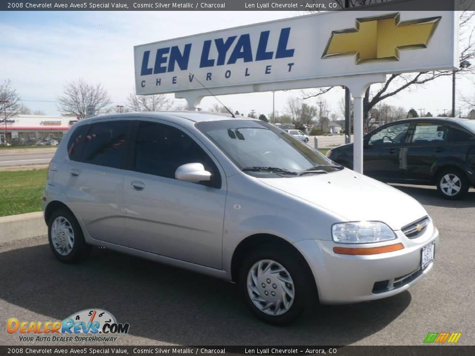 2008 Chevrolet Aveo Aveo5 Special Value Cosmic Silver Metallic / Charcoal Photo #1