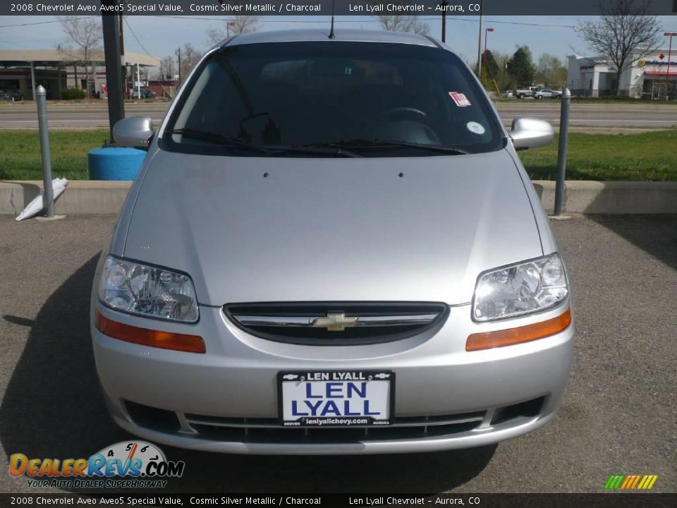 2008 Chevrolet Aveo Aveo5 Special Value Cosmic Silver Metallic / Charcoal Photo #2