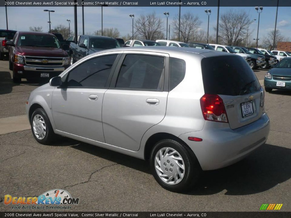 2008 Chevrolet Aveo Aveo5 Special Value Cosmic Silver Metallic / Charcoal Photo #4