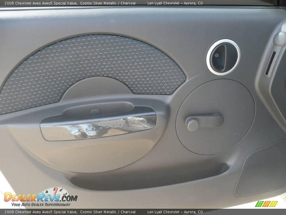 2008 Chevrolet Aveo Aveo5 Special Value Cosmic Silver Metallic / Charcoal Photo #7
