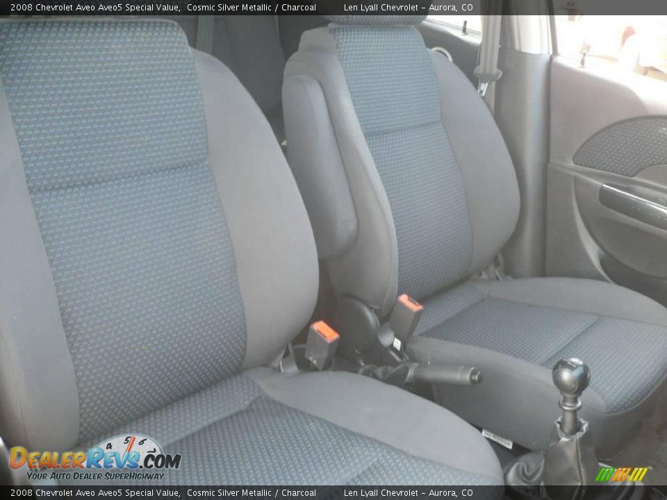2008 Chevrolet Aveo Aveo5 Special Value Cosmic Silver Metallic / Charcoal Photo #12