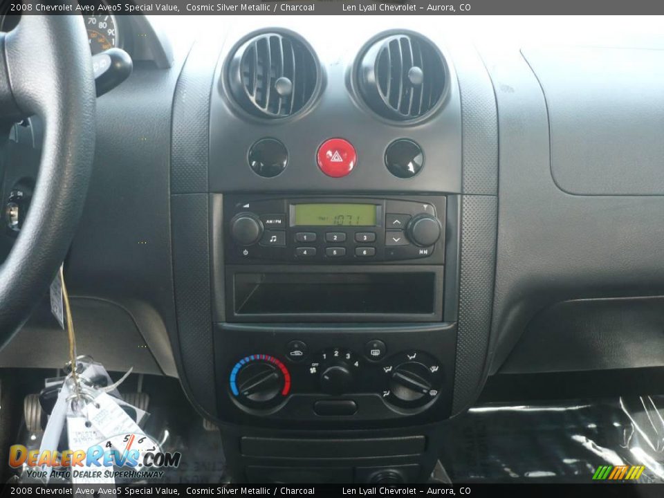 2008 Chevrolet Aveo Aveo5 Special Value Cosmic Silver Metallic / Charcoal Photo #16