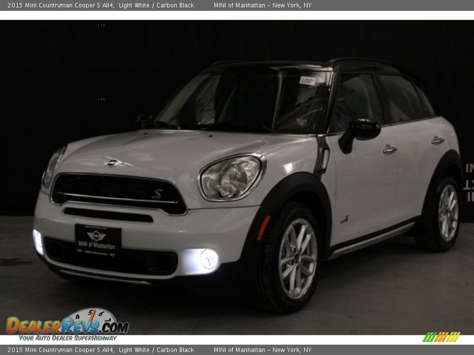 2015 Mini Countryman Cooper S All4 Light White / Carbon Black Photo #1