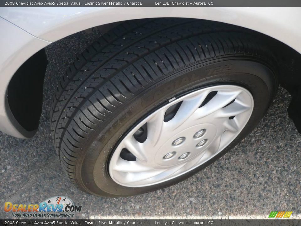 2008 Chevrolet Aveo Aveo5 Special Value Cosmic Silver Metallic / Charcoal Photo #19