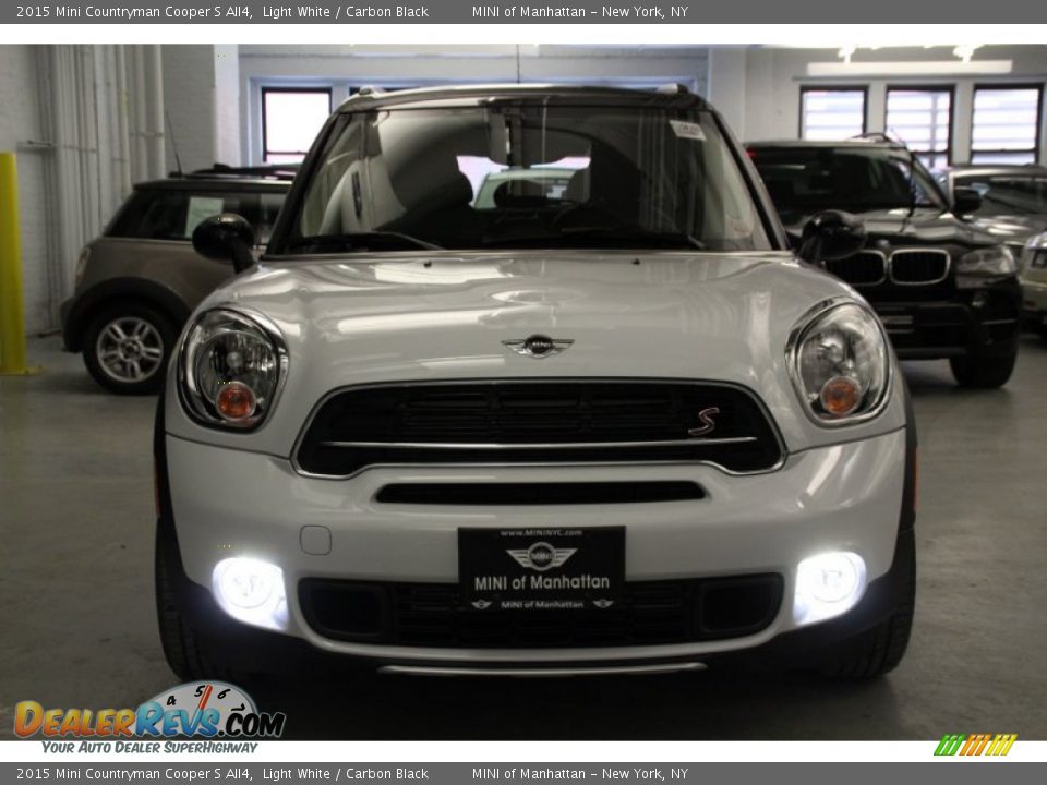 2015 Mini Countryman Cooper S All4 Light White / Carbon Black Photo #2
