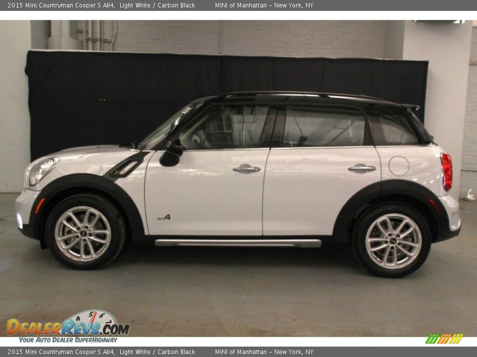 2015 Mini Countryman Cooper S All4 Light White / Carbon Black Photo #3