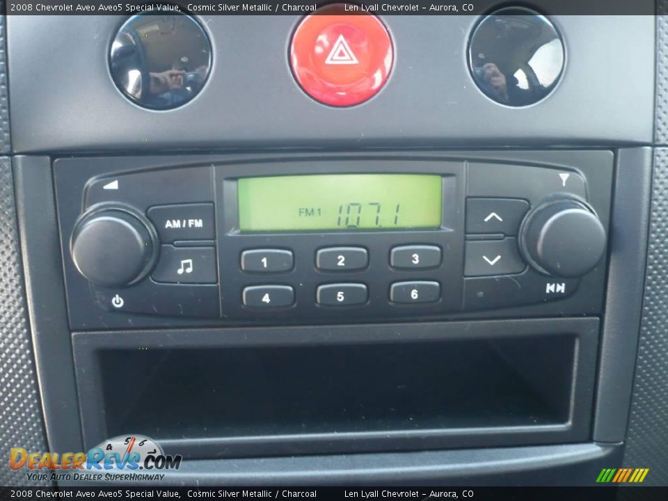 2008 Chevrolet Aveo Aveo5 Special Value Cosmic Silver Metallic / Charcoal Photo #20