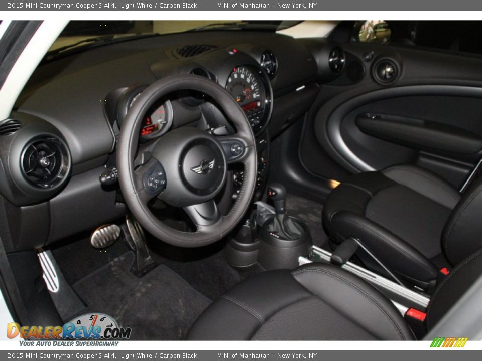 2015 Mini Countryman Cooper S All4 Light White / Carbon Black Photo #8