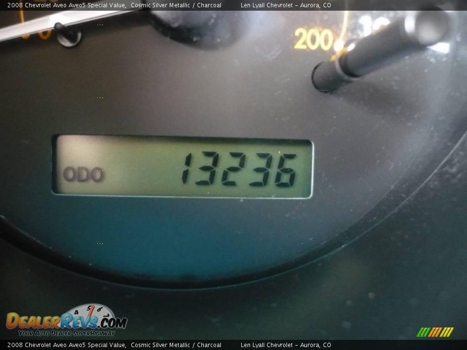2008 Chevrolet Aveo Aveo5 Special Value Cosmic Silver Metallic / Charcoal Photo #23