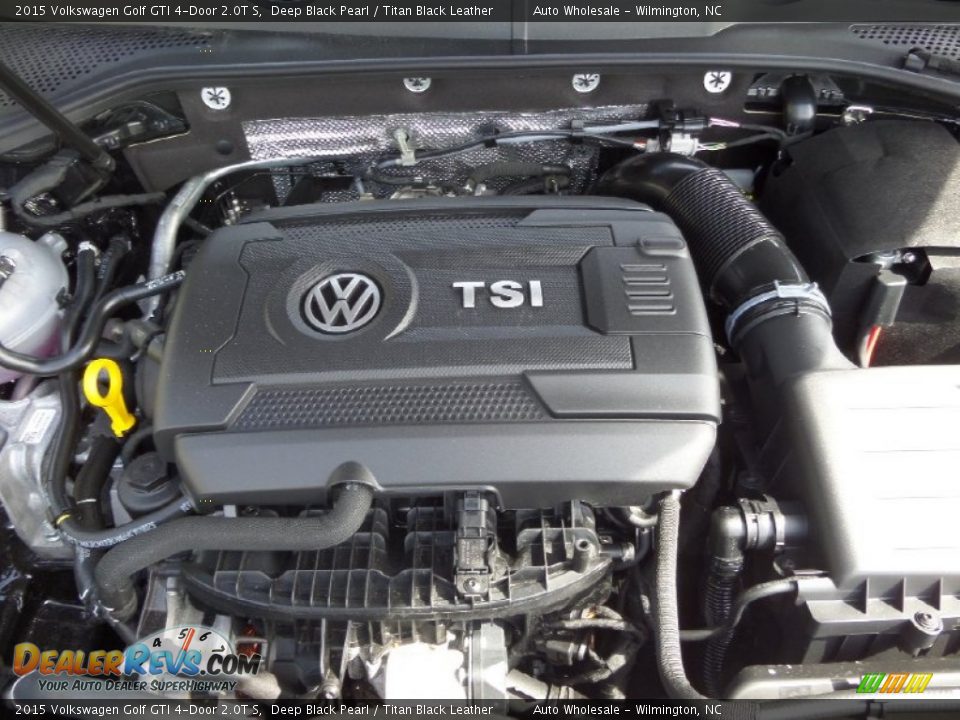 2015 Volkswagen Golf GTI 4-Door 2.0T S Deep Black Pearl / Titan Black Leather Photo #6
