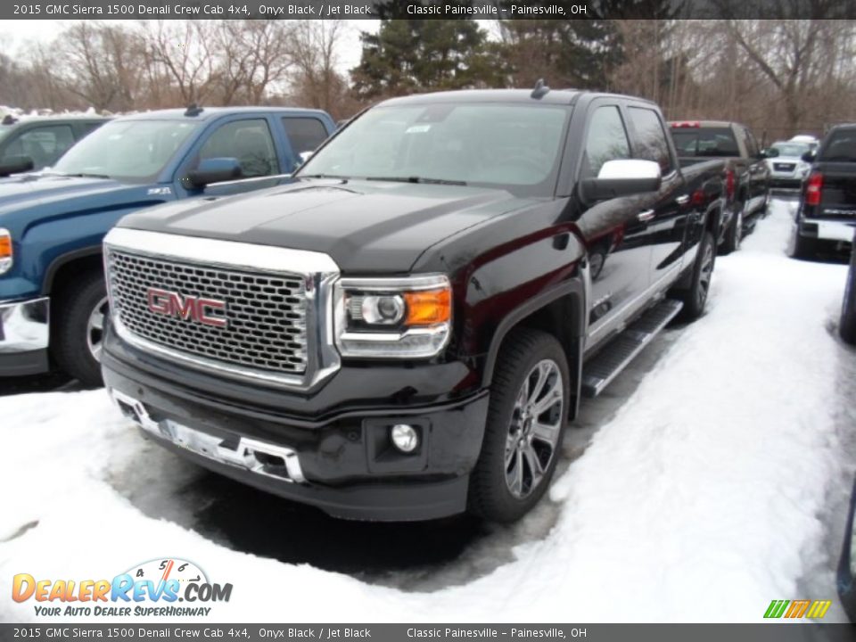 2015 GMC Sierra 1500 Denali Crew Cab 4x4 Onyx Black / Jet Black Photo #1