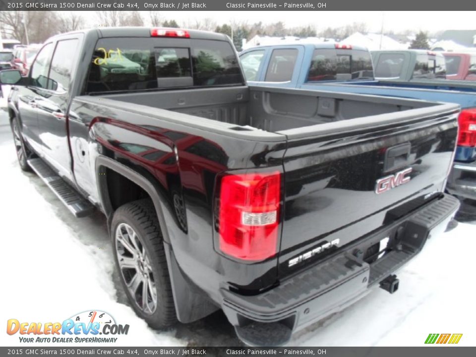 2015 GMC Sierra 1500 Denali Crew Cab 4x4 Onyx Black / Jet Black Photo #6