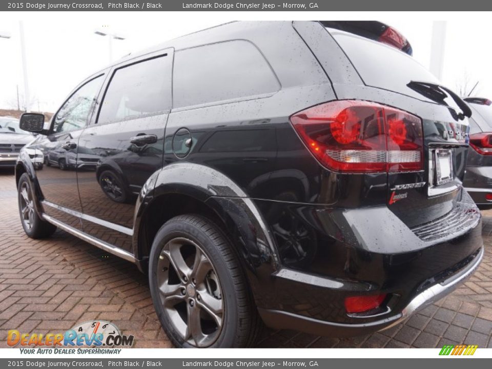 2015 Dodge Journey Crossroad Pitch Black / Black Photo #2