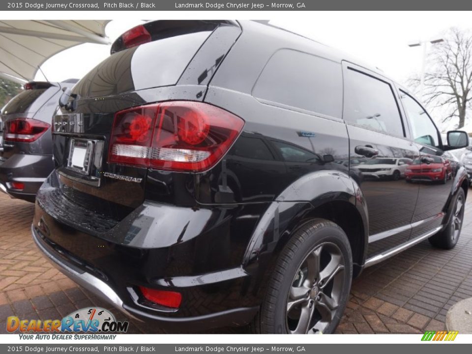 2015 Dodge Journey Crossroad Pitch Black / Black Photo #3