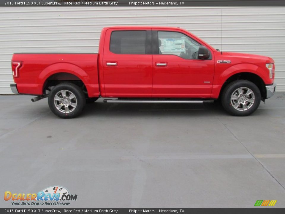 Race Red 2015 Ford F150 XLT SuperCrew Photo #3