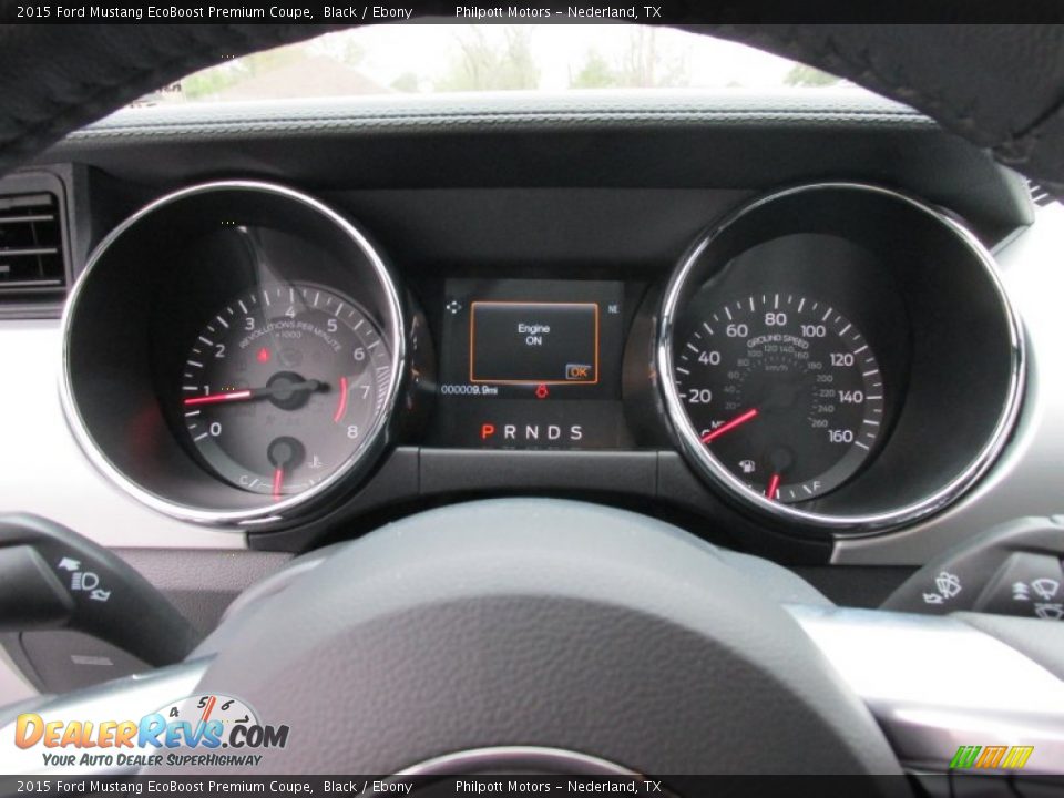 2015 Ford Mustang EcoBoost Premium Coupe Gauges Photo #28