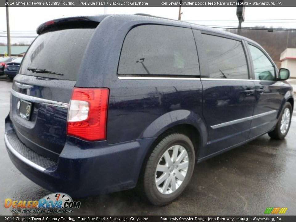 2014 Chrysler Town & Country Touring True Blue Pearl / Black/Light Graystone Photo #5