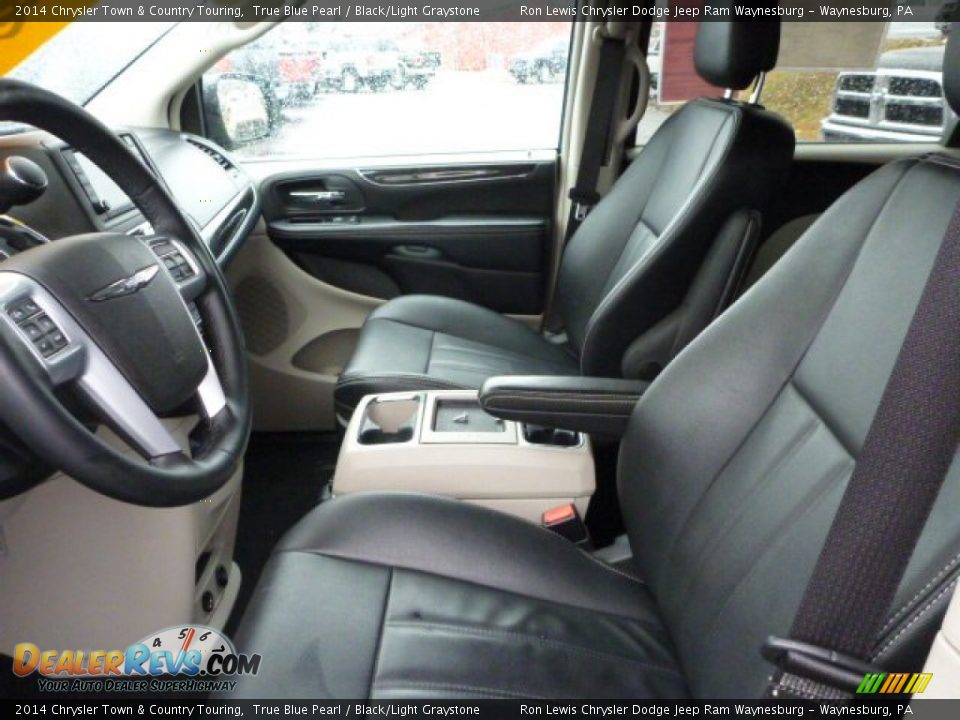 2014 Chrysler Town & Country Touring True Blue Pearl / Black/Light Graystone Photo #10