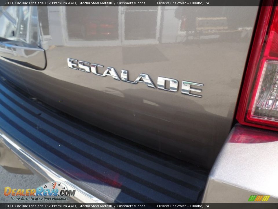 2011 Cadillac Escalade ESV Premium AWD Mocha Steel Metallic / Cashmere/Cocoa Photo #10