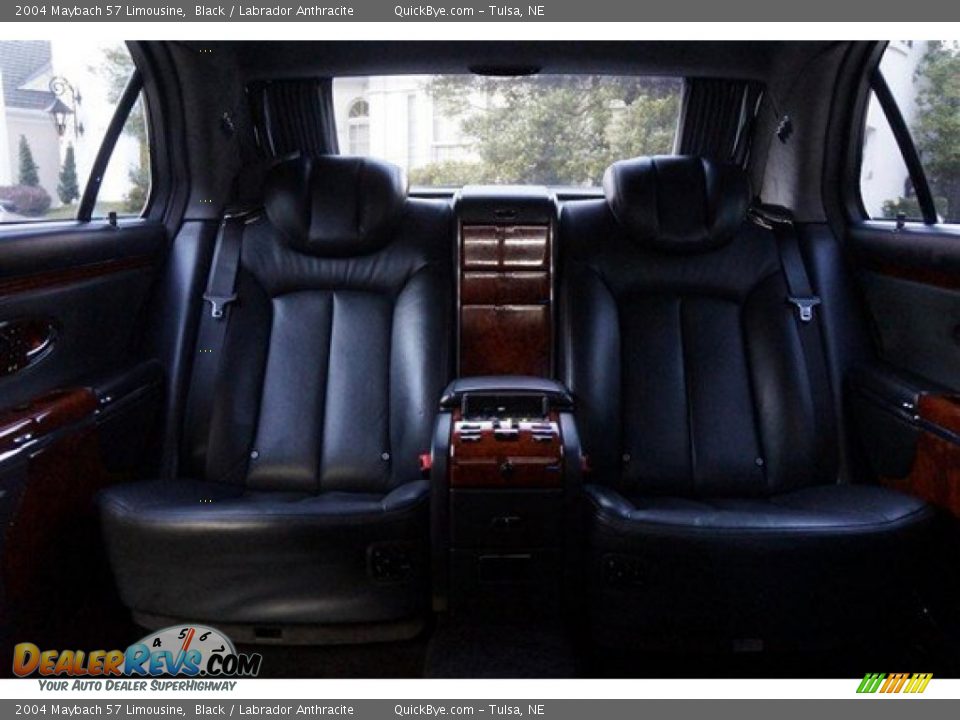 Rear Seat of 2004 Maybach 57 Limousine Photo #5