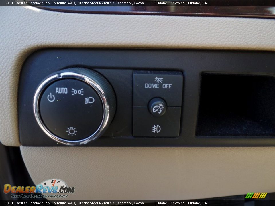 2011 Cadillac Escalade ESV Premium AWD Mocha Steel Metallic / Cashmere/Cocoa Photo #23