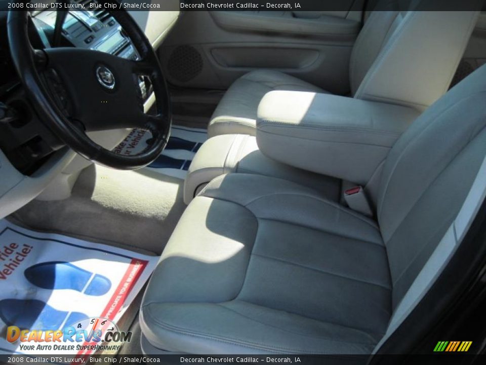 2008 Cadillac DTS Luxury Blue Chip / Shale/Cocoa Photo #7