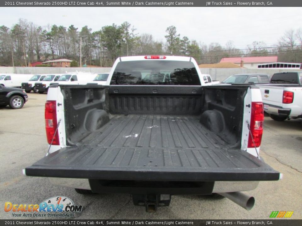 2011 Chevrolet Silverado 2500HD LTZ Crew Cab 4x4 Summit White / Dark Cashmere/Light Cashmere Photo #14