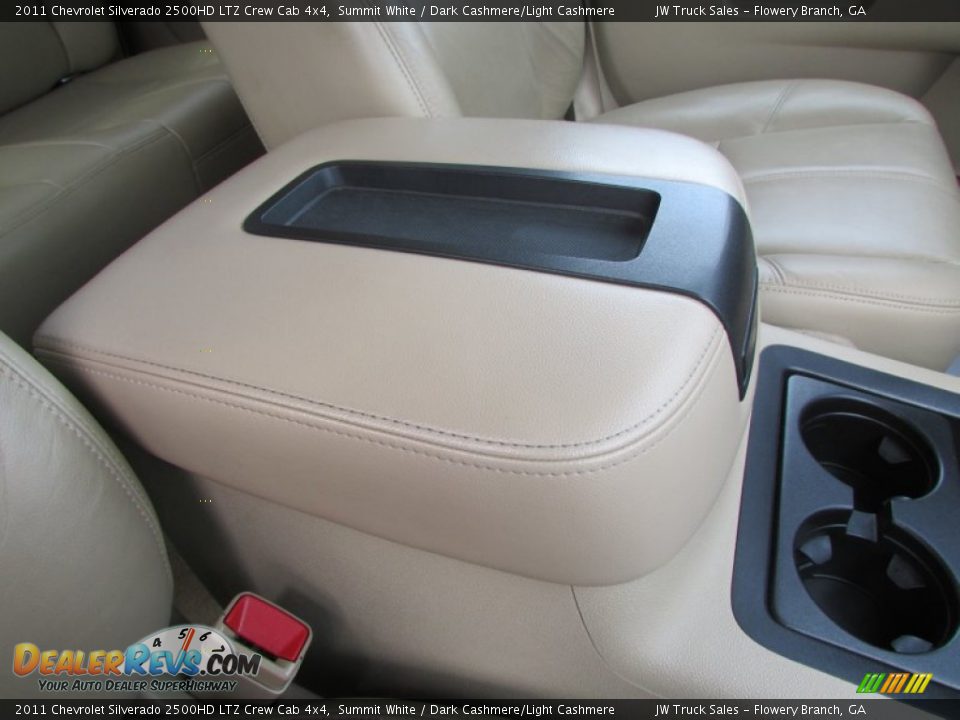 2011 Chevrolet Silverado 2500HD LTZ Crew Cab 4x4 Summit White / Dark Cashmere/Light Cashmere Photo #30