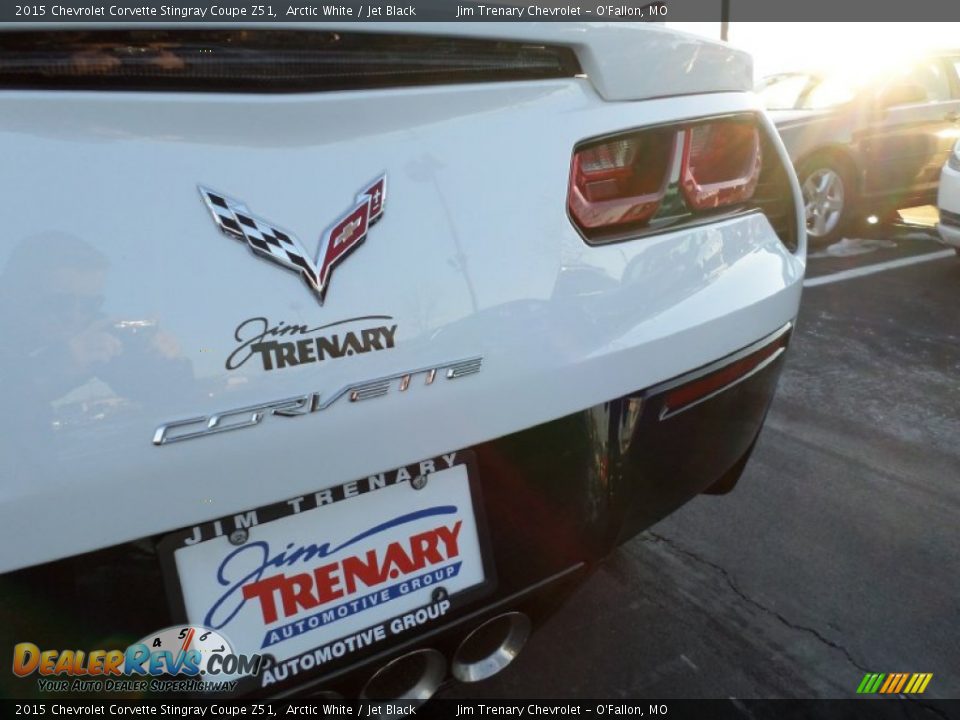 2015 Chevrolet Corvette Stingray Coupe Z51 Arctic White / Jet Black Photo #20